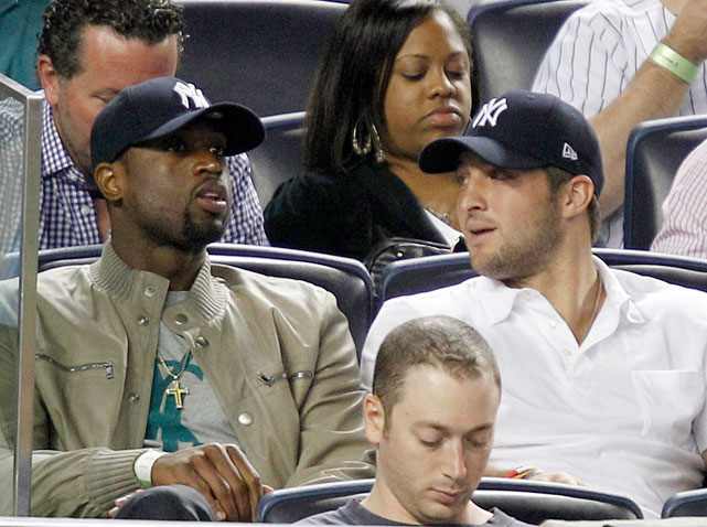 Dwayne Wade and Tim Tebow